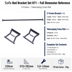 0101050 Sofa Bed Metal Folding Mechanism Adjustable Hinge Hardware Fitting,0101050 Sofa Bed Metal Folding Mechanism Adjustable Hinge Hardware Fitting,veitop hardware
