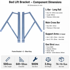 0202003 Robust Metal Bed Lift Mechanism – Simplify Storage with Sturdy Support,0202003 Robust Metal Bed Lift Mechanism – Simplify Storage with Sturdy Support,veitop hardware