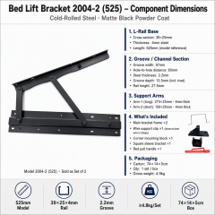0202004 Versatile Adjustable Bed Frame Lifts – Custom Fit for Space Optimization,0202004 Versatile Adjustable Bed Frame Lifts – Custom Fit for Space Optimization,veitop hardware