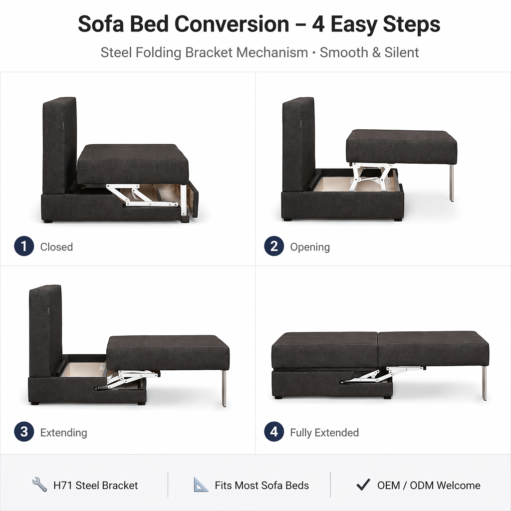 0101050 Sofa Bed Metal Folding Mechanism Adjustable Hinge Hardware Fitting,0101050 Sofa Bed Metal Folding Mechanism Adjustable Hinge Hardware Fitting,veitop hardware