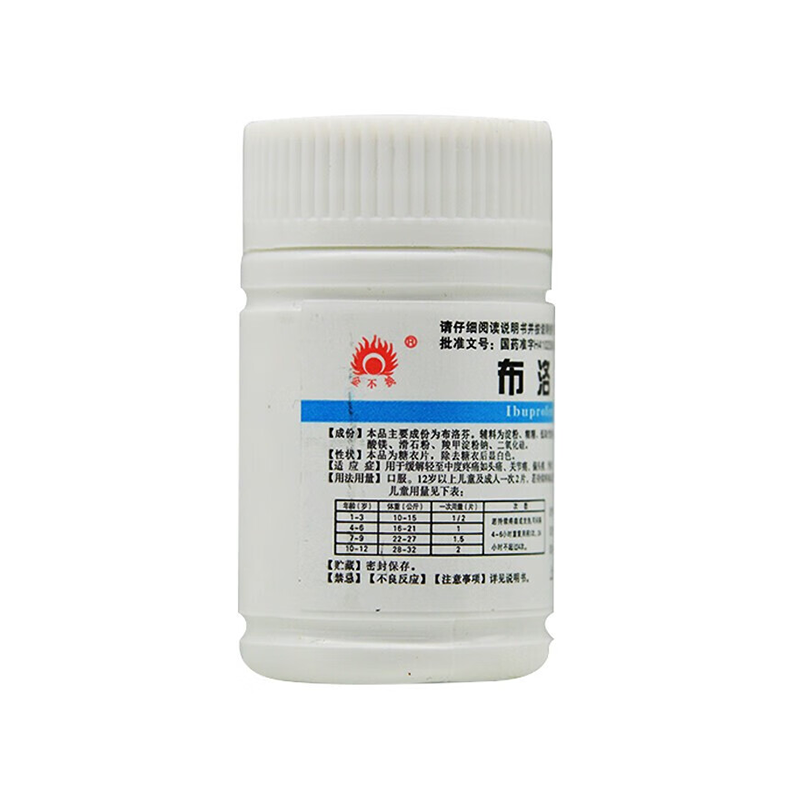 药品-消炎药-布洛芬片