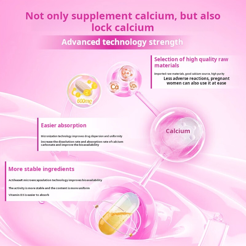 Drugs - [Kai er qi] Calcium D3 Carbonate Tablets 100 Tablets / Box Calcium supplements are used as calcium supplements for pregnant and lactating women, menopausal women, the elderly, etc., and to help prevent and treat osteoporosis.