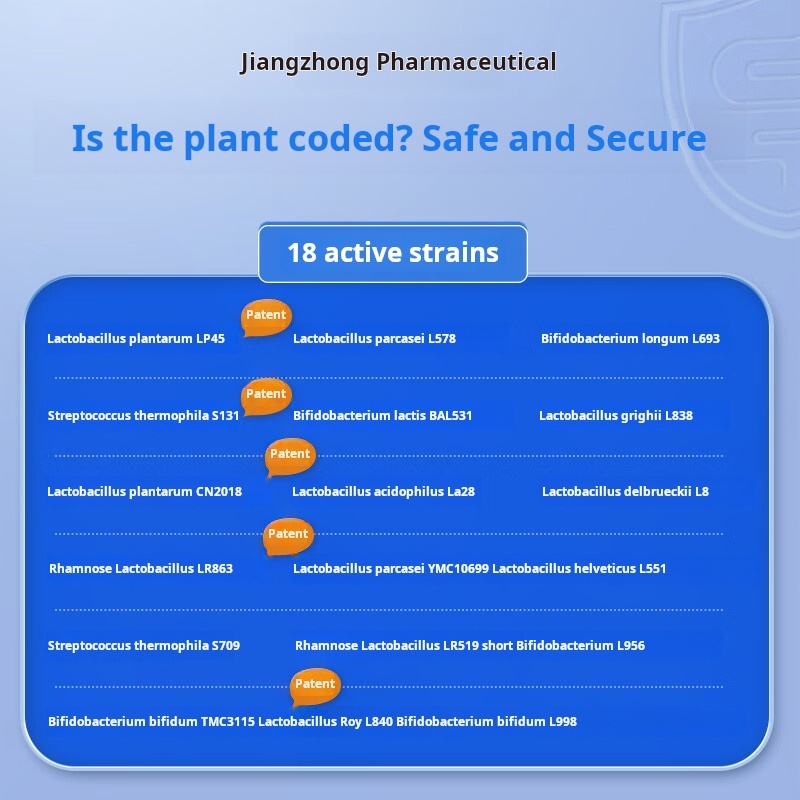 Drug-[Jiangzhong] Probiotic Freeze-dried Powder Lactic Acid Bacteria 2g * 20 Bags for Intestinal and Gastrointestinal Conditioning