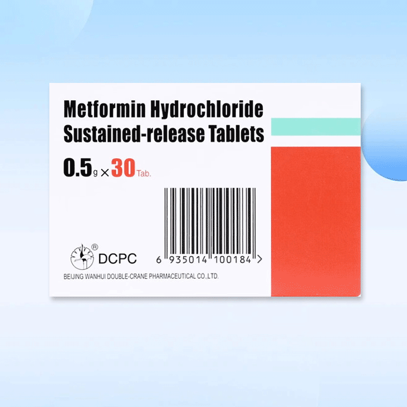Drugs [Buko] Metformin hydrochloride extended-release tablets 0.5g*30 tablets/box for diabetes treatment