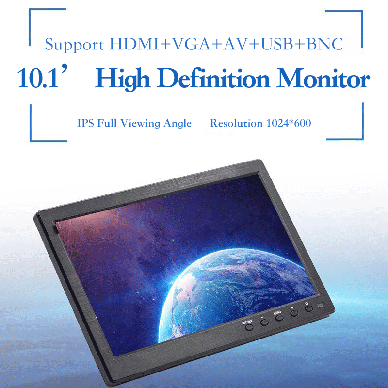 10.1 inch car monitor HD LCD monitor car monitor LCD computer screen
