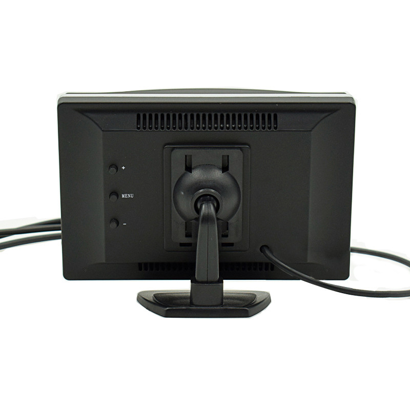 HD 5-inch car monitor with two inputs reverse priority reversing camera display rear view system