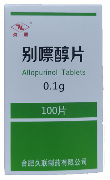 [久联] 别嘌醇片0.1g*100片/盒