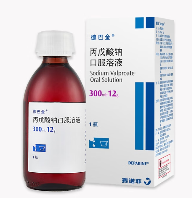 【原研药】德巴金 丙戊酸钠口服溶液 300ml:12g/盒