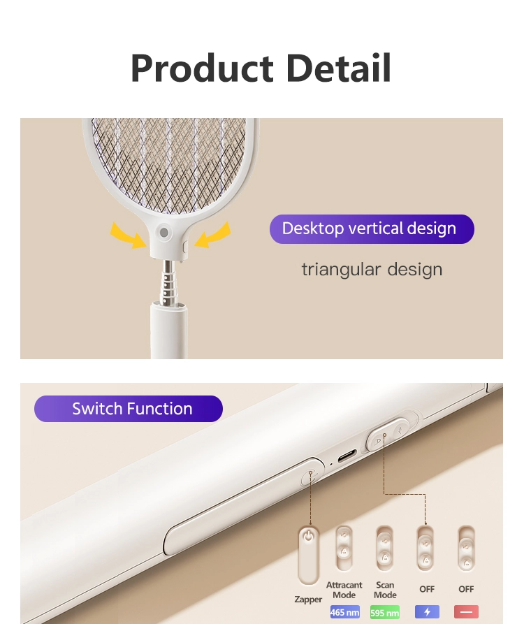 Gadgetoo Qualitell L1 Retractable Electric Fly Swatter Mosquito Bat