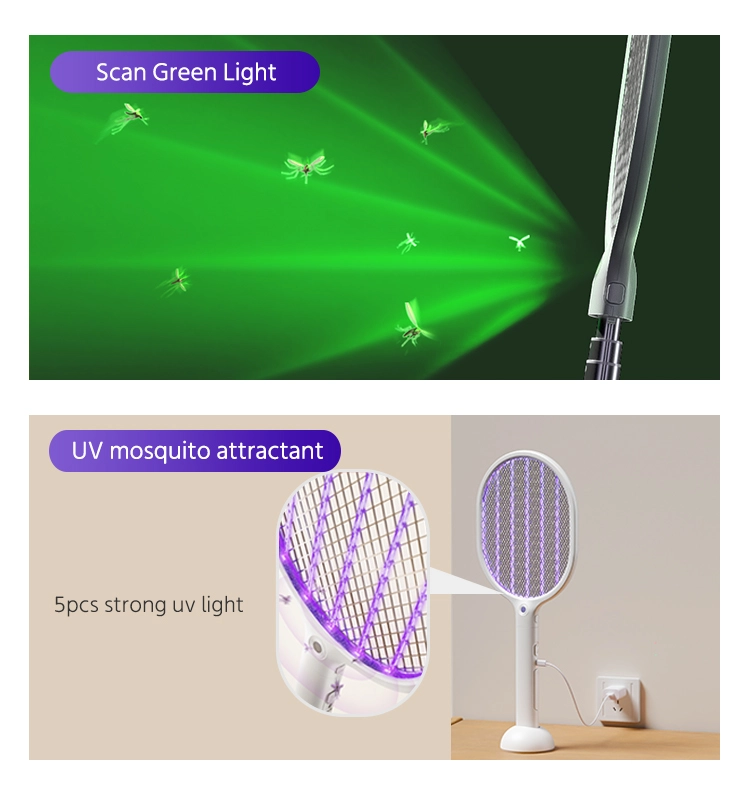 Gadgetoo Qualitell L1 Retractable Electric Fly Swatter Mosquito Bat