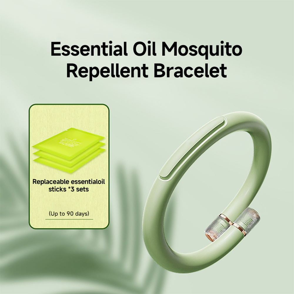 Q1-Qualitell solid reusable ABS silicone mosquito repellent bracelet with a faint fragrance, used for pest control.