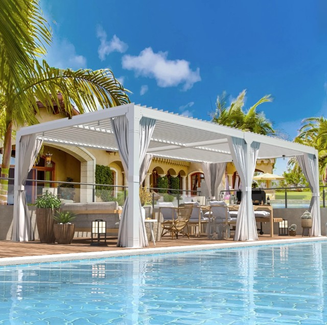 Aluminum pergolas