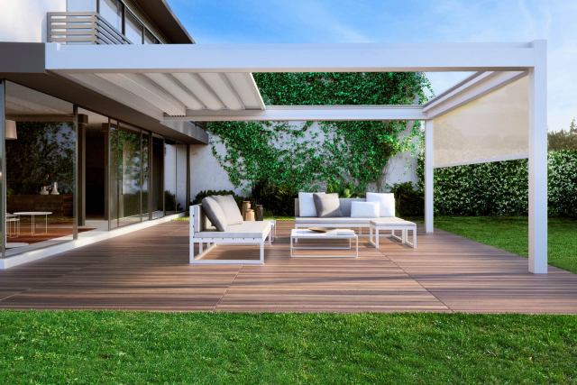 Aluminum pergolas