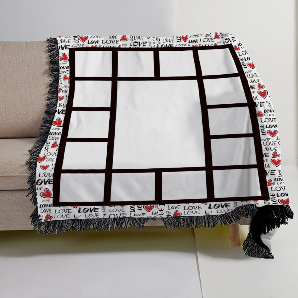 20pack Color Mixed Square 15 Panel Sublimation Blanket