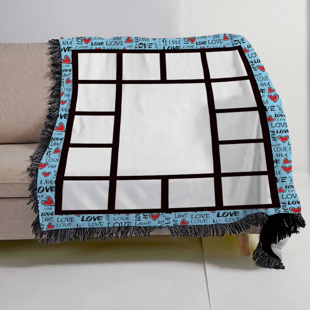 20pack Color Mixed Square 15 Panel Sublimation Blanket