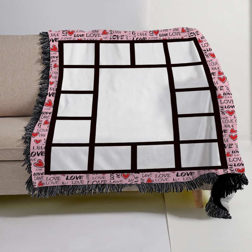 20pack Color Mixed Square 15 Panel Sublimation Blanket