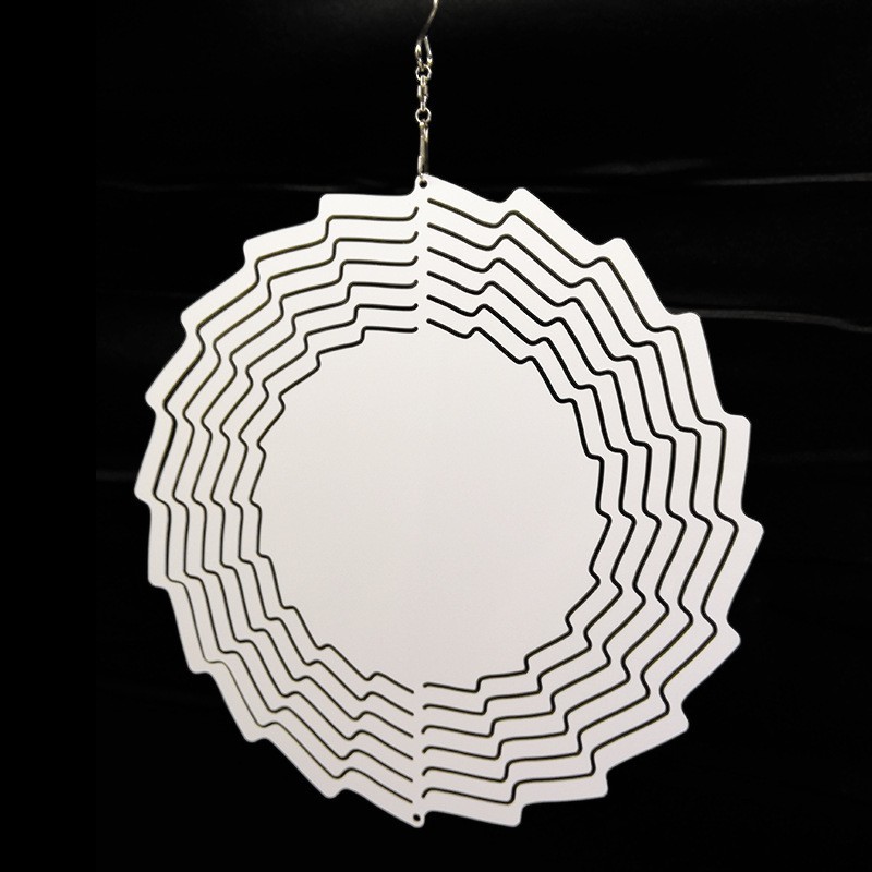 50pack 3D Stainless Halloween Gifts Two Side Printable Sublimation Windspinner