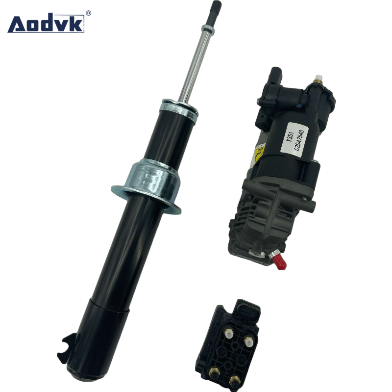 C2D19110 Front Air Ride Suspension Kit Electric For Jaguar XJL 4WD