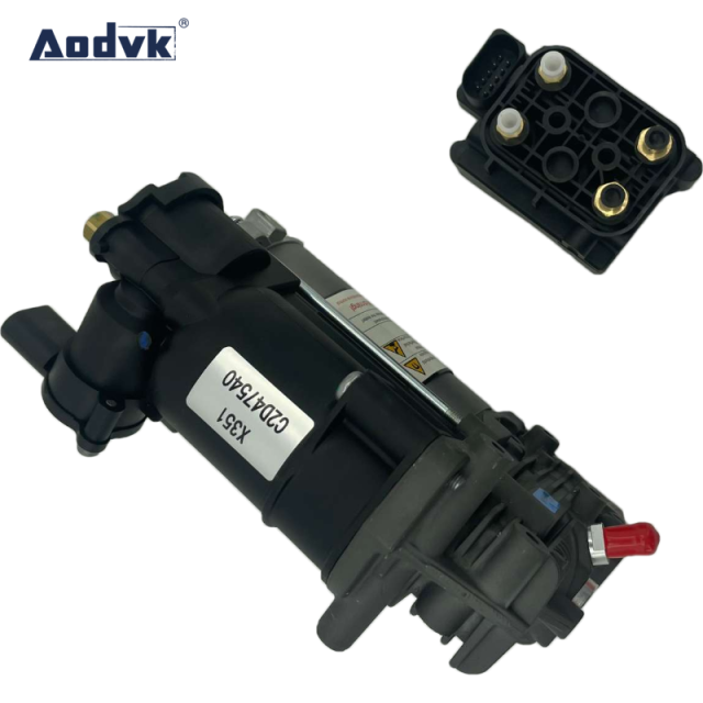 Jaguar XJL XJR XJ8 Super V8 Vaden Plas C2C27702 C2C27702E Air Ride Suspension Compressor Pump Assembly