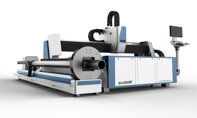 SJ-LC3015ST Combo Sheet and Tube Fiber Laser Cutting Machine