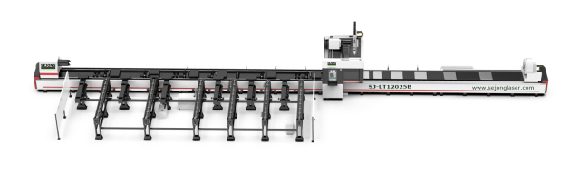 SJ-LT1202B Three chuck Tube metal fiber laser cutting machines
