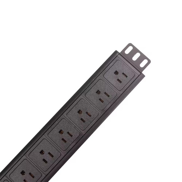 USA 15A 7 ways 1U 19" Rack PDU