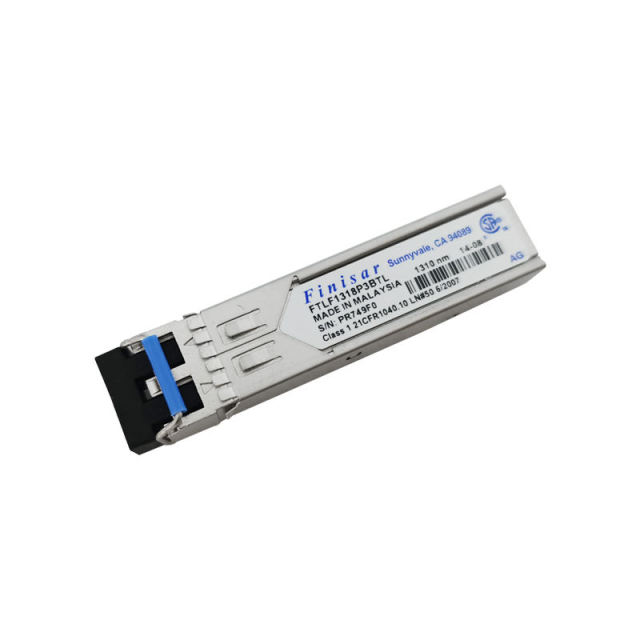 Finisar FTLF1318P3BTL SFP Transceiver 1Gbps 1000BASE-LX / 1GFC 10km Range Gen3