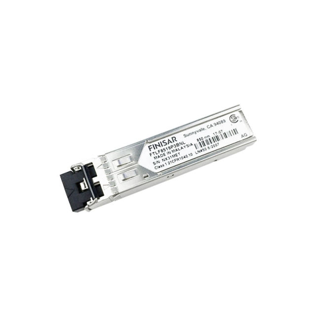 Finisar FTLF8519P3BNL SFP Transceiver 1000BASE-SX 850nm 2.67Gbps 500m over MMF Duplex LC with DDM/DOM