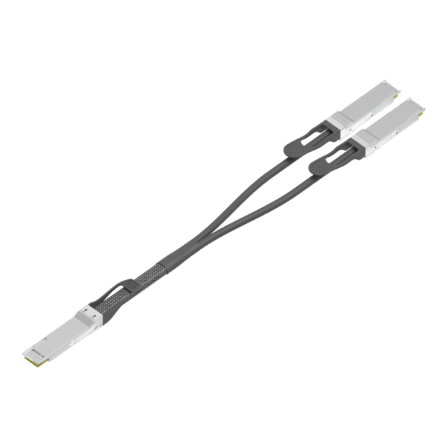 400G QSFP56-DD to 2x 200G QSFP56 Passive Direct Attach Copper (DAC) Cable