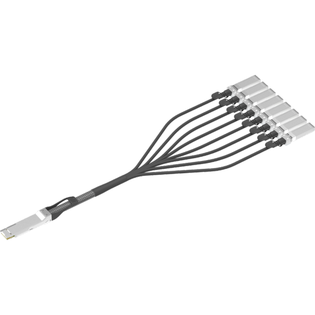 400G QSFP56-DD to 8x 50G SFP56 Passive Direct Attach Copper (DAC) Cable