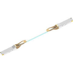 400G QSFP112 Active Optical Cables (AOCs) support 400 Gigabit Ethernet and InfiniBand NDR data rates