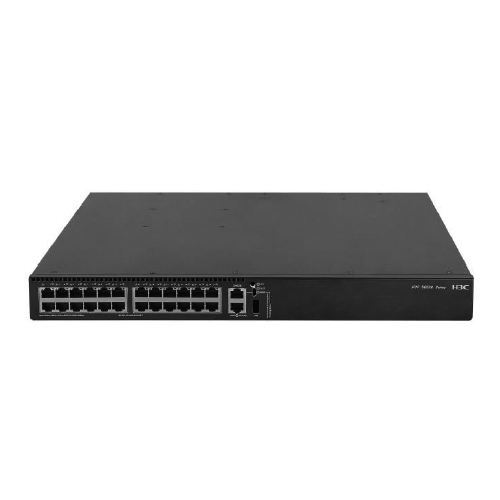 H3C LS-6520X-24ST-SI 24-Port Gigabit Ethernet Fiber Switch | 24 SFP Slots + 4 Combo Gigabit Ports