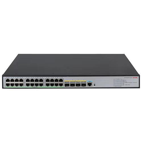 H3C LS-S5120V3-28P-HPWR-SI 24-Port Gigabit PoE+ Switch with 4 SFP Uplinks