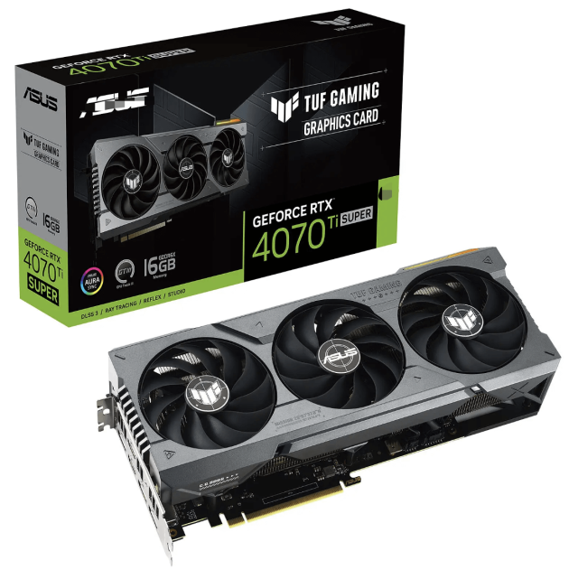 NVIDIA GeForce RTX 4070 Ti SUPER 12GB GDDR6 192-bit Desktop Graphics Card,