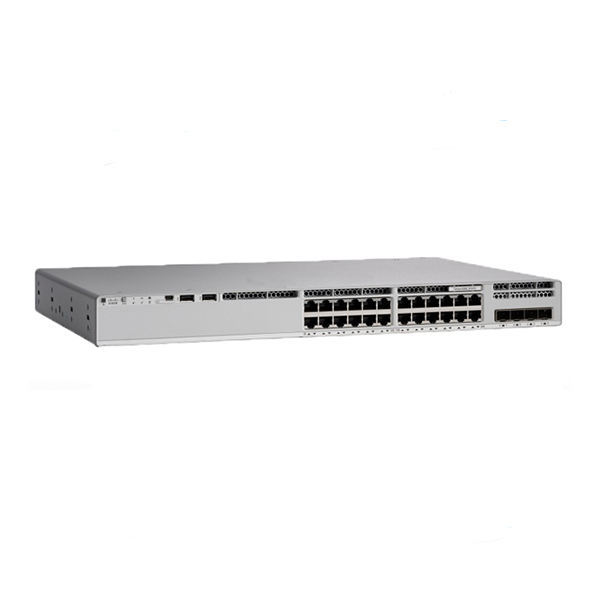 Коммутатор Cisco Catalyst серии 9200L, 24 порта Ethernet 1G, 4 восходящих канала 1G SFP, сетевые компоненты