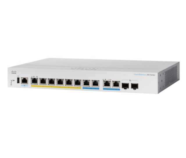 C1300-24MGP-4X | 24-Port Gigabit Managed PoE+ Switch with 4x 10G Uplinks