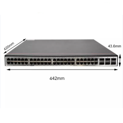 Коммутатор CE6820H-48S6CQ-B с 48 портами 10G SFP+ и 6 портами 100G QSFP28 с PoE и SNMP