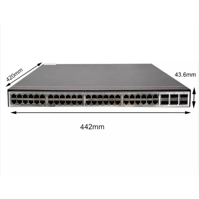 Коммутатор CE6820H-48S6CQ-B с 48 портами 10G SFP+ и 6 портами 100G QSFP28 с PoE и SNMP
