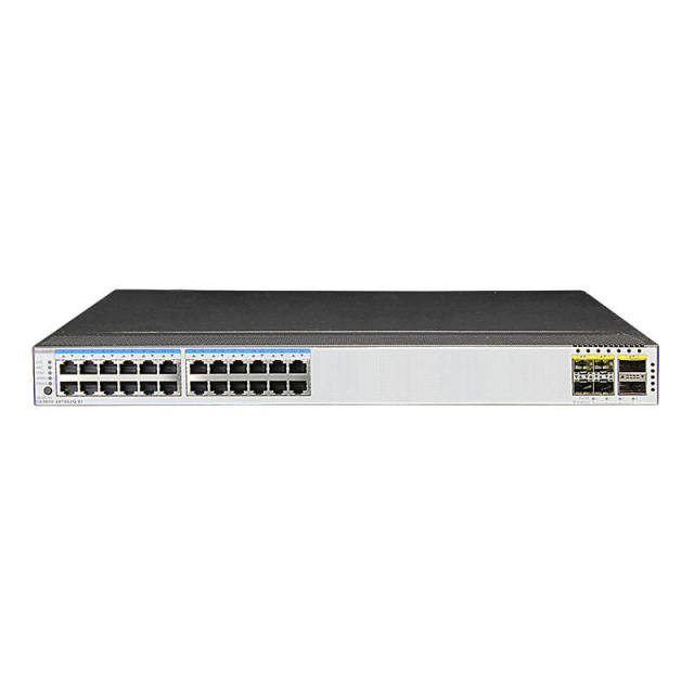 CE5855-48T4S2Q-EI: 48-Port Gigabit Ethernet Switch, 4 x 10Gb SFP+, 2 x 40Gb QSFP+, Port-Side Intake Airflow, No PSU
