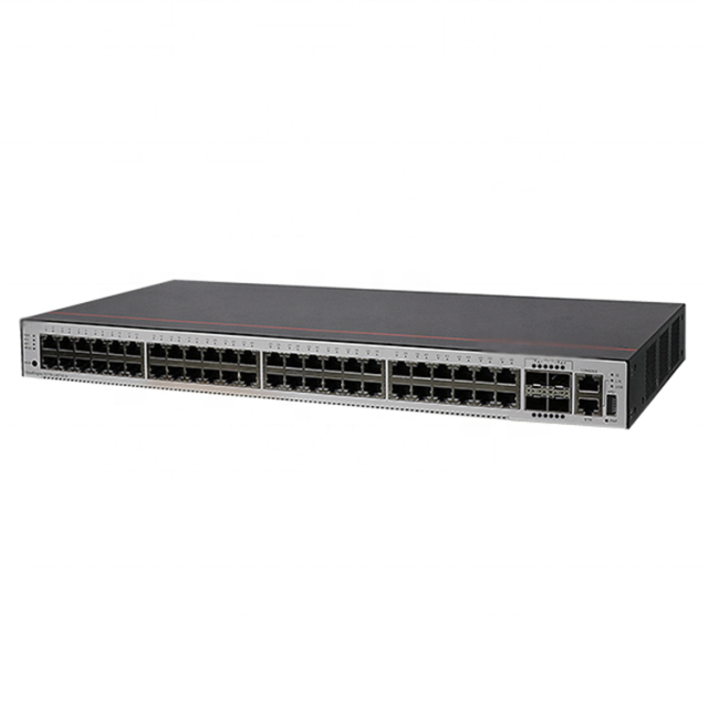 48-Port Gigabit Ethernet Switch, 4 x 10GE SFP+, PoE+, SNMP Managed