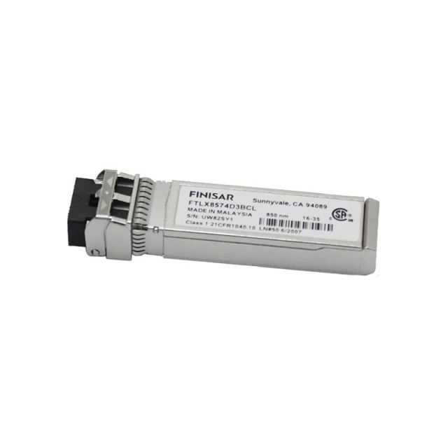 Finisar FTLX8574D3BCL SFP+ SR Transceiver 10GBASE-SR, 850nm VCSEL, 10Gbps Multi-mode Fiber Module
