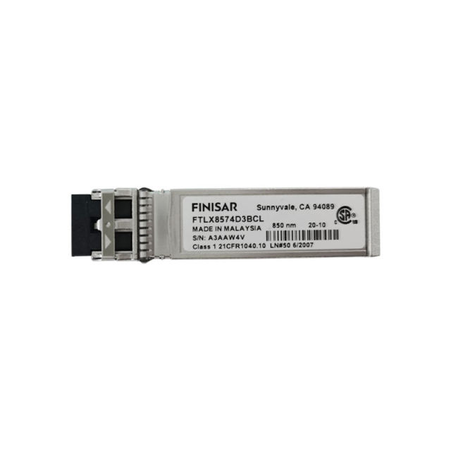 Трансивер Finisar FTLX8574D3BCL SFP+ SR 10GBASE-SR, 850 нм VCSEL, многомодовый оптоволоконный модуль 10 Гбит/с