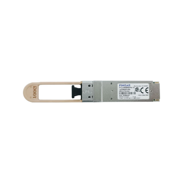 Трансивер Finisar 100GBASE-SR4 QSFP28, 850 нм, 100 м по многомодовому оптоволоконному кабелю