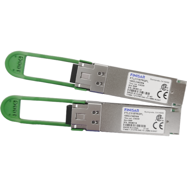Finisar FTLC1157RGPL 100G CWDM4 QSFP28 Copper Transceiver Module, 2km