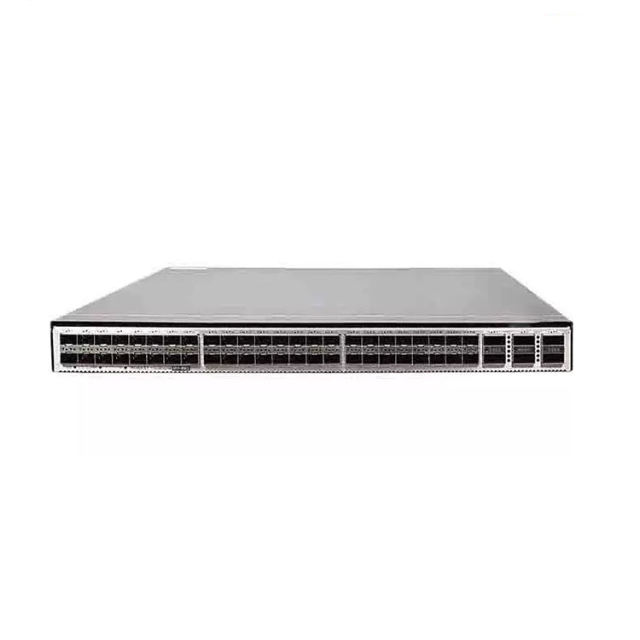 New CE6857F-48S6CQ Gigabit Ethernet Switch with PoE+, SFP Fiber Ports, SNMP, and VLAN