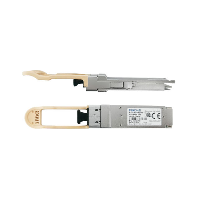 Finisar 100GBASE-SR4 QSFP28 Transceiver, 850nm, 100m over MMF