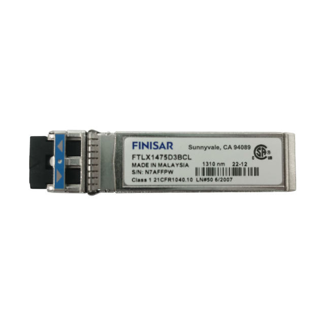 Совместимый оптический трансивер Finisar FTLX1475D3BCL 10 Гбит/с SFP+ SR, 10 км, 1310 нм, одномодовое волокно (SMF)