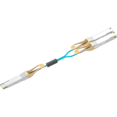 200G QSFP56 to 2x 100G QSFP56 AOC Active Optical Cable, 1-100m