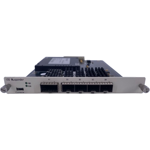 100G Muxponder: Multiplexing and Demultiplexing 4x25G/28G and 1x100G Optical Signals via OEO
