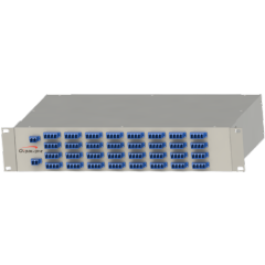64-Channel 75GHz DWDM MUX DEMUX in 2U Rack